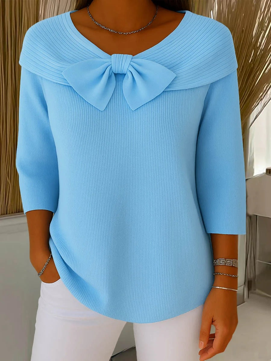 Serena | Bow Sweater