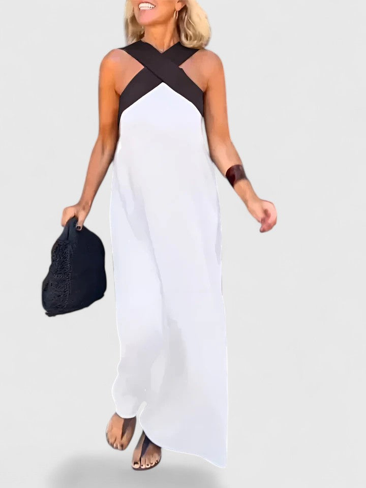 Evangeline | Elegant Crossback Dress
