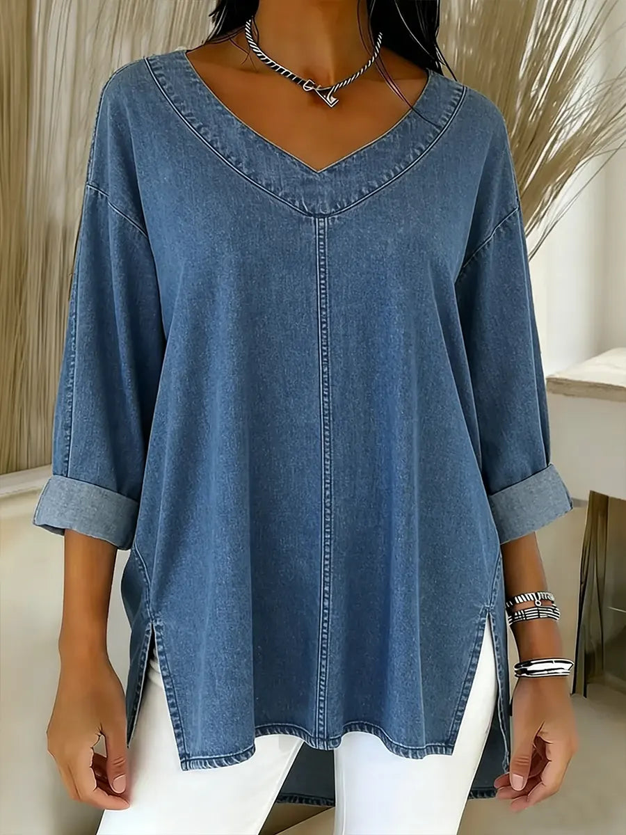 Salia | Denim Top