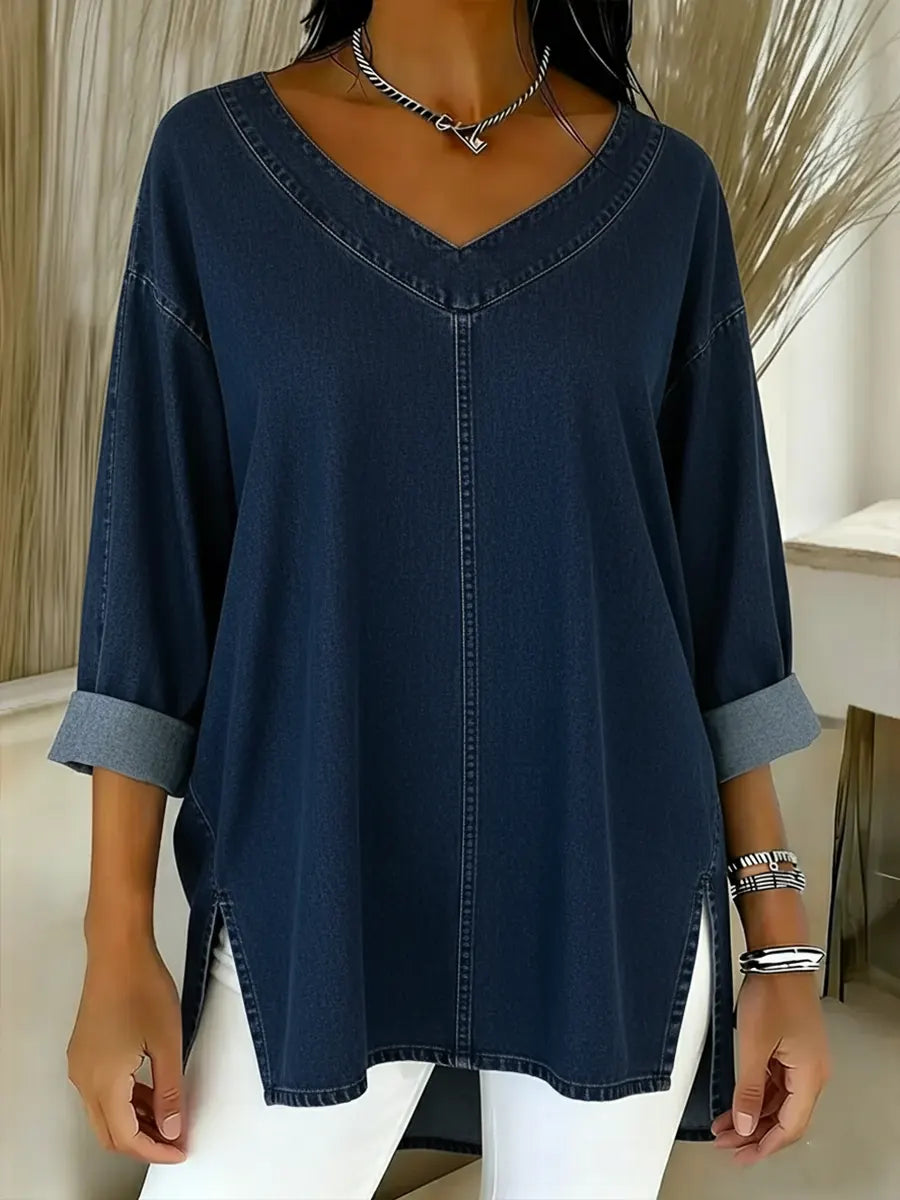Salia | Denim Top