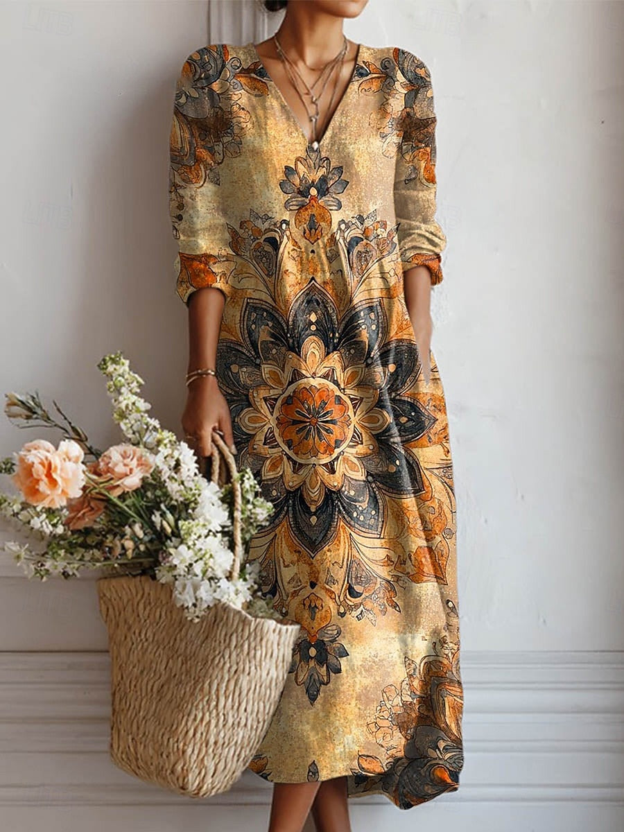 Esra Everyday Comfort Garden Dress